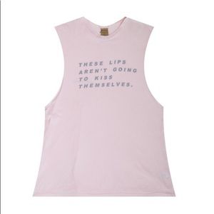 Good hYOUman Light Pink Tank Top